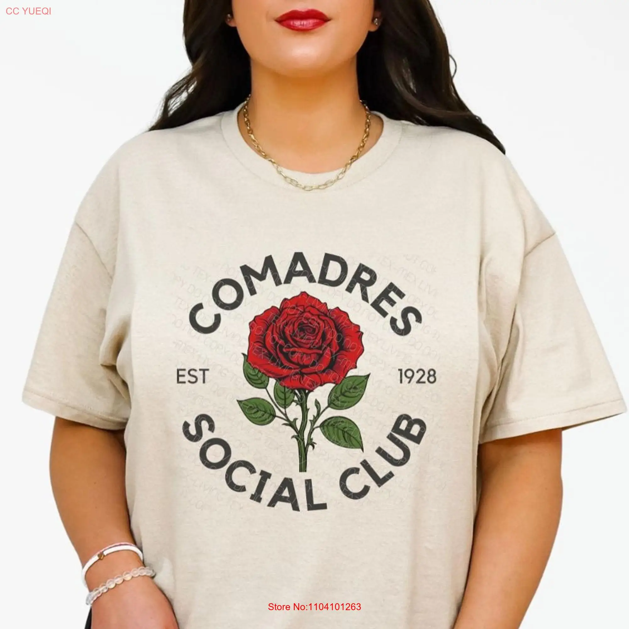 Comadres Social Club T Shirt Funny Friend Chisme Chismosa for Best Spanish Comadre Madrina long or short sleeves