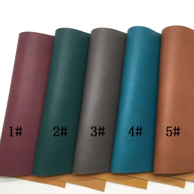 Onefly Wholesales Dropshipping Leather Supplier Cow Synthetic Vinyl Faux Leather Felt Backing Soft Leather  For Bow DIY  FZ094