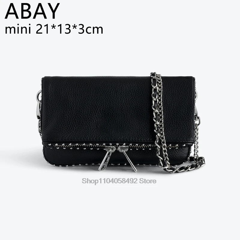 2024 Fashion Casual New Women Crossbody Bag Messenger Shoulder Bags for Zadigant Wings Women Leather Chain Ladie Bandolera Mujer