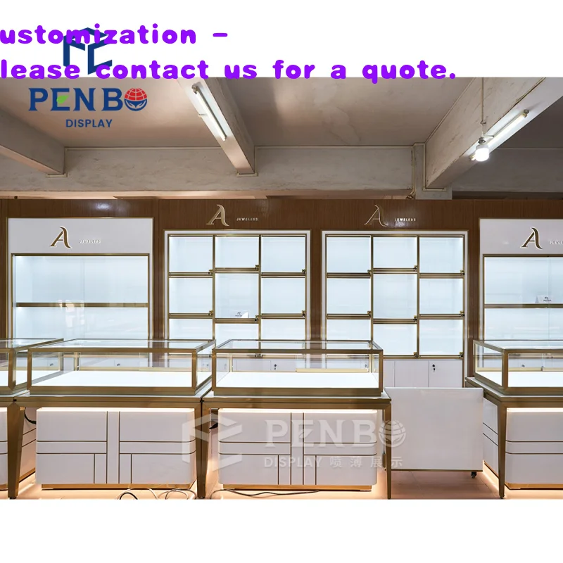 

custom.Whole Jewellery Store Customization Modern Jewelry Furniture Jewelry Counters Glass Display Cabinet Jewelry