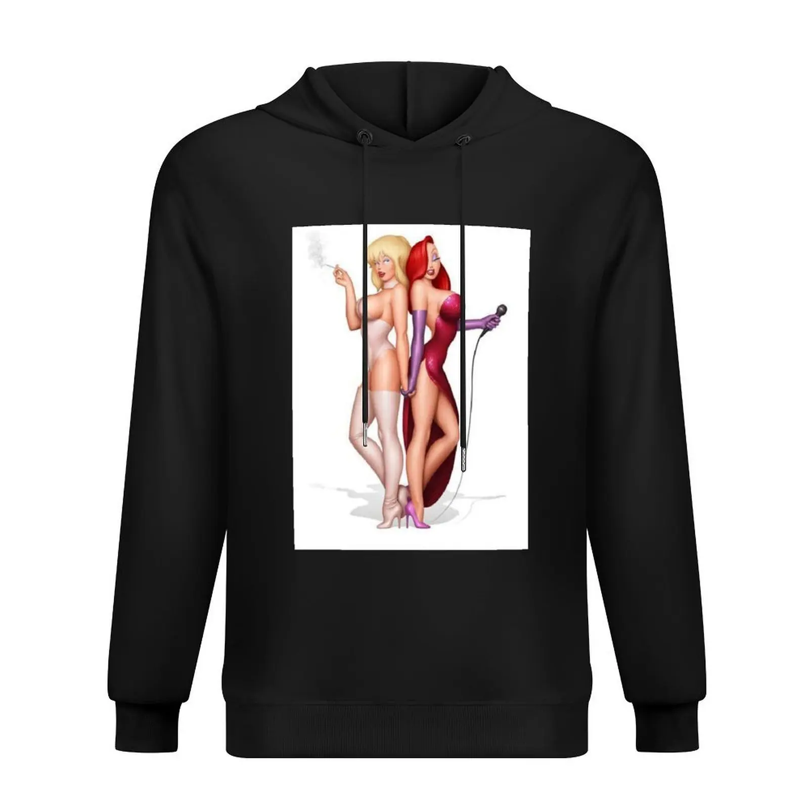 

Jessica Rabbit and Holli Wood Hoodie men's clothing hooded shirt men's winter sweater tracksuits
