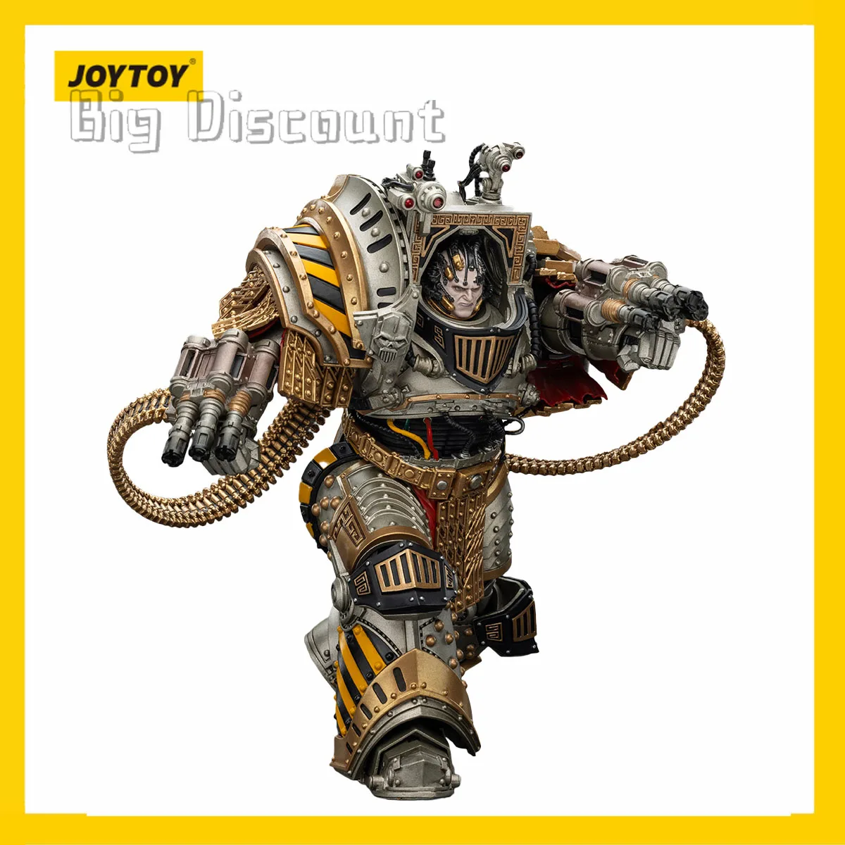 

[Pre-order]JOYTOY Warhammer 40K Action Figure Iron Warriors Perturabo, Primarch of the lVth Legion Anime Military Model
