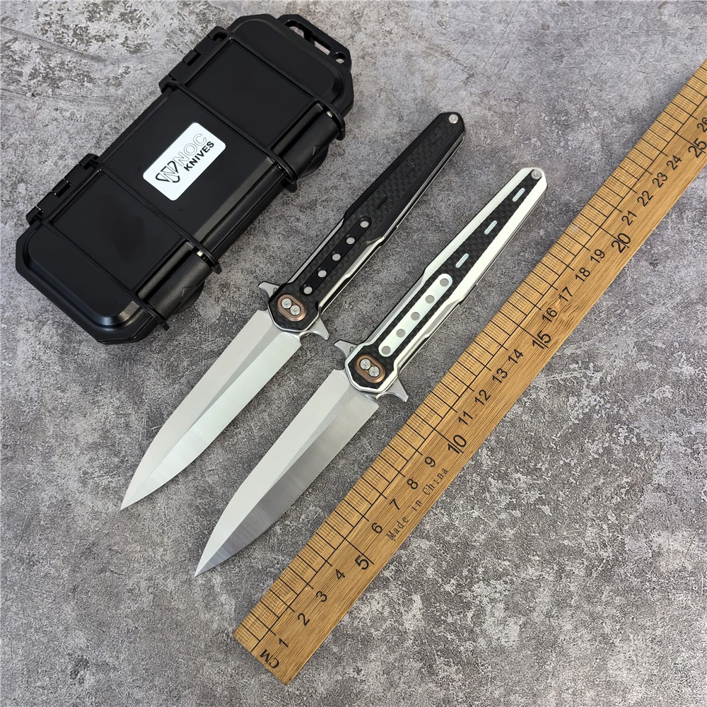 NOC DG12 Flipper Folding Knife 440C Blade G10 Handle Tactical Camping Cutter Pocket Outdoor Fishing Survival EDC Tools