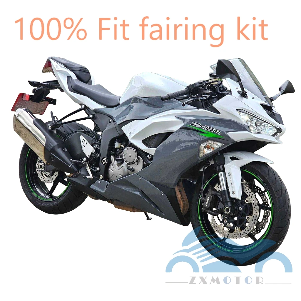 Suitable for Kawasaki Ninja ZX-6R ZX6R  2019 2020 2021 2022 2023 ZX 6R 19 22 20 21 23 Motorcycle complete set of Fairing kit