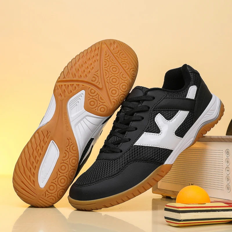 

Men Professional Badminton Shoes Table Volleyball Shoes Ping Pong Breathable Tennis Sports Trainers Sneakers Athletic Shoes