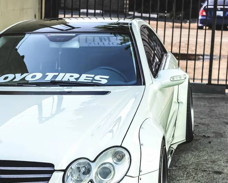 

Автомобильная самодельная лента-аппликация Авто Передняя пилка лобовое стекло козырек оконные модифицированные наклейки для Toyo шины автомобильный Стайлинг виниловая наклейка