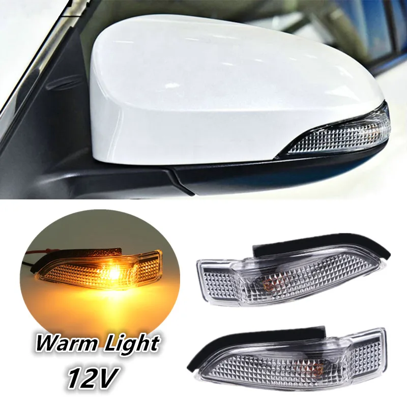 Rearview Mirror Flashing Turn Signal Change Lane Signal Light For TOYOTA CAMRY COROLLA YARIS LED Lights 81730-52100 81740-52050