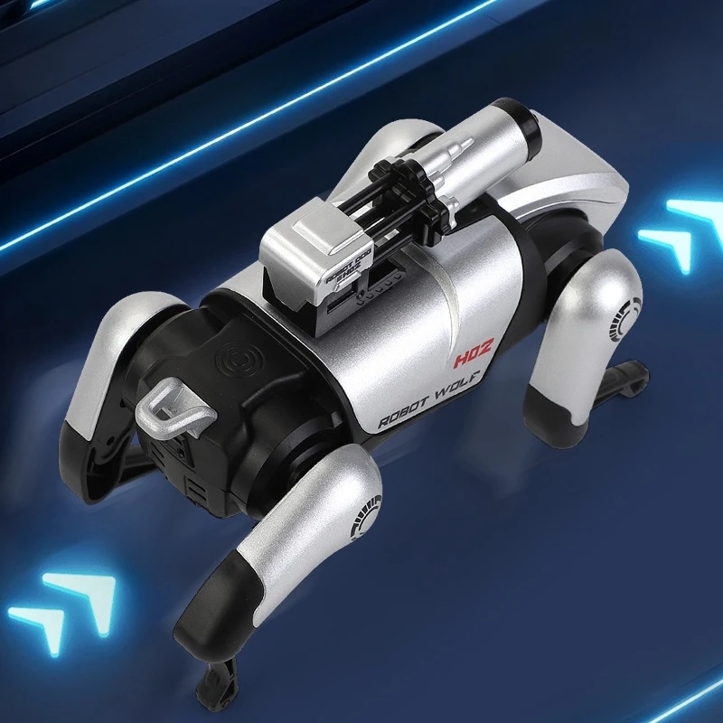 Simulation Walking Robot Wolf Toy Alloy Electric Boys' Toy with Lights and Sound Effects Children Birthday Gift Educational Toy