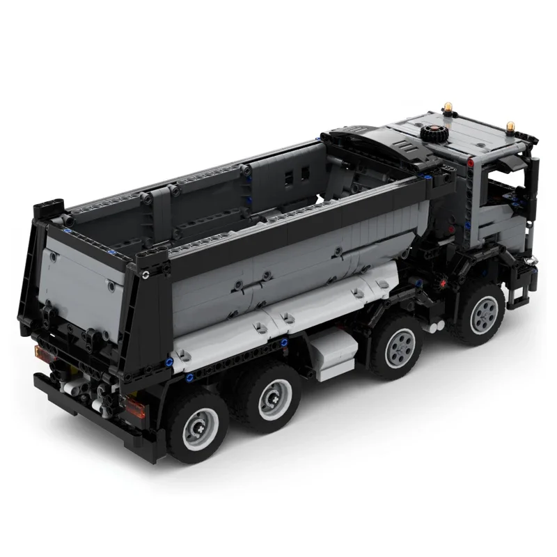 NIEUWE Technische Techniek Serie Dump Truck Trailer Transport Auto Model Bouwstenen DIY Monteren Bakstenen Speelgoed Kinderen Geschenken