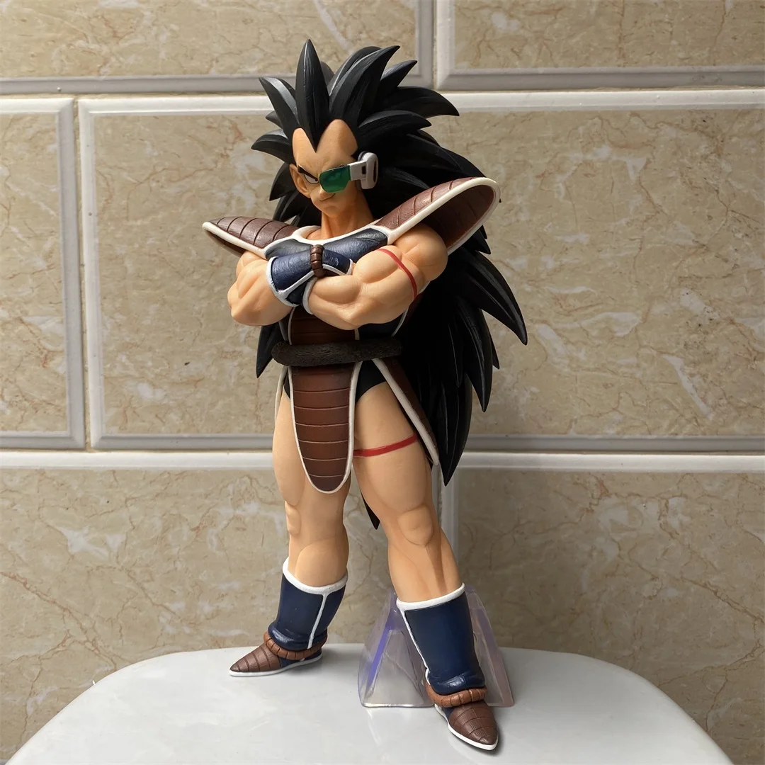 Dragão anime figuras gk raditz super saiyan goku irmão em pé combate terno mesa decoração estátua ornamento brinquedos presentes