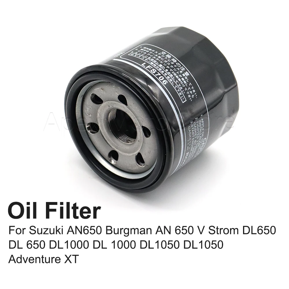 

Motorcycle Accessories Oil Filter For Suzuki AN650 Burgman AN 650 V Strom DL650 DL 650 DL1000 DL 1000 DL1050 DL1050 Adventure XT