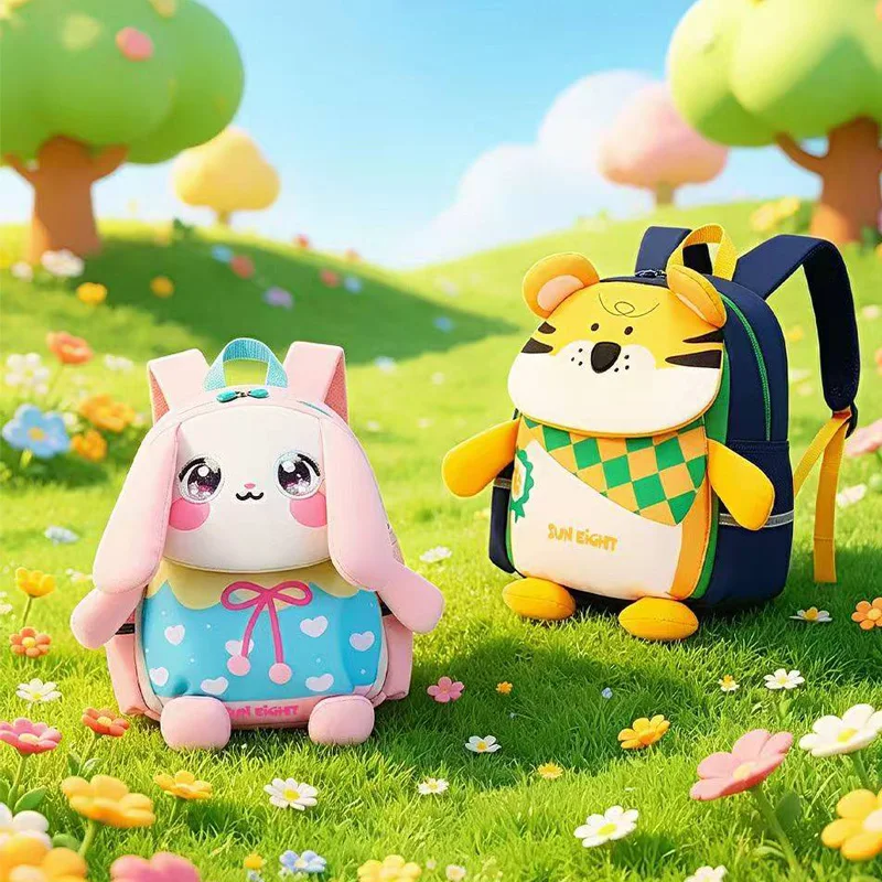 sun-eight-3d-cartoon-backpack-kindergarten-school-bags-polyester-waterproof-small-size