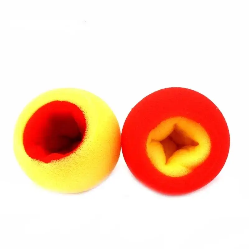 كرة إسفنجية متغيرة الألوان من Magic Tricks، مضحكة، فائقة النعومة، لون أحمر أصفر، قطعتان/مجموعة، قريبة، مسرح، دعائم، وسيلة للتحايل، احترافية