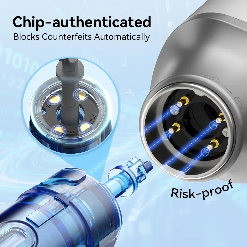 10 Stück Nadeln mit einer Länge von 0,25 mm, Kartuschen mit 18, 36, 42 Pins, Nano-Intelligent-Chip-eingebettete Mikronadel-Kartuschen für Dr. Pen M9 – Detail 3