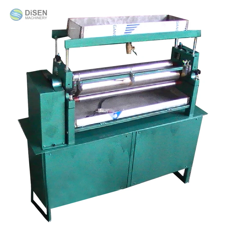 Double-sided hot melt machine adjustable speed glue coating machine wood glue machine for paper