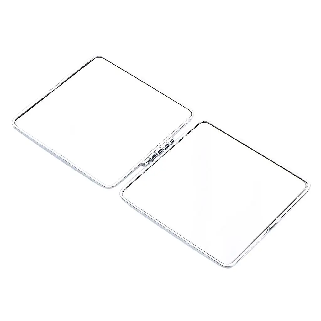 Espejo de bolsillo portátil, maquillaje compacto, espejos de tocador de moda cosmética