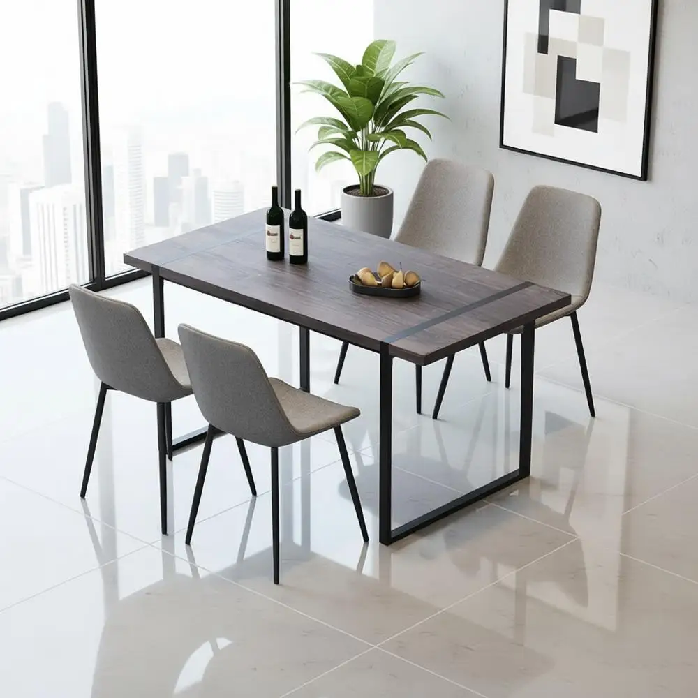 4-Seat Wooden Dinin…