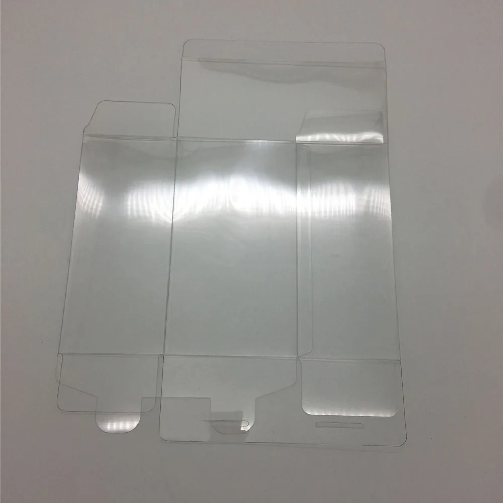 100PCS Transparent clear PET cover For PSV2000 For PS VITA 2000  SaGa SCARLET GRACE game    storage display box case