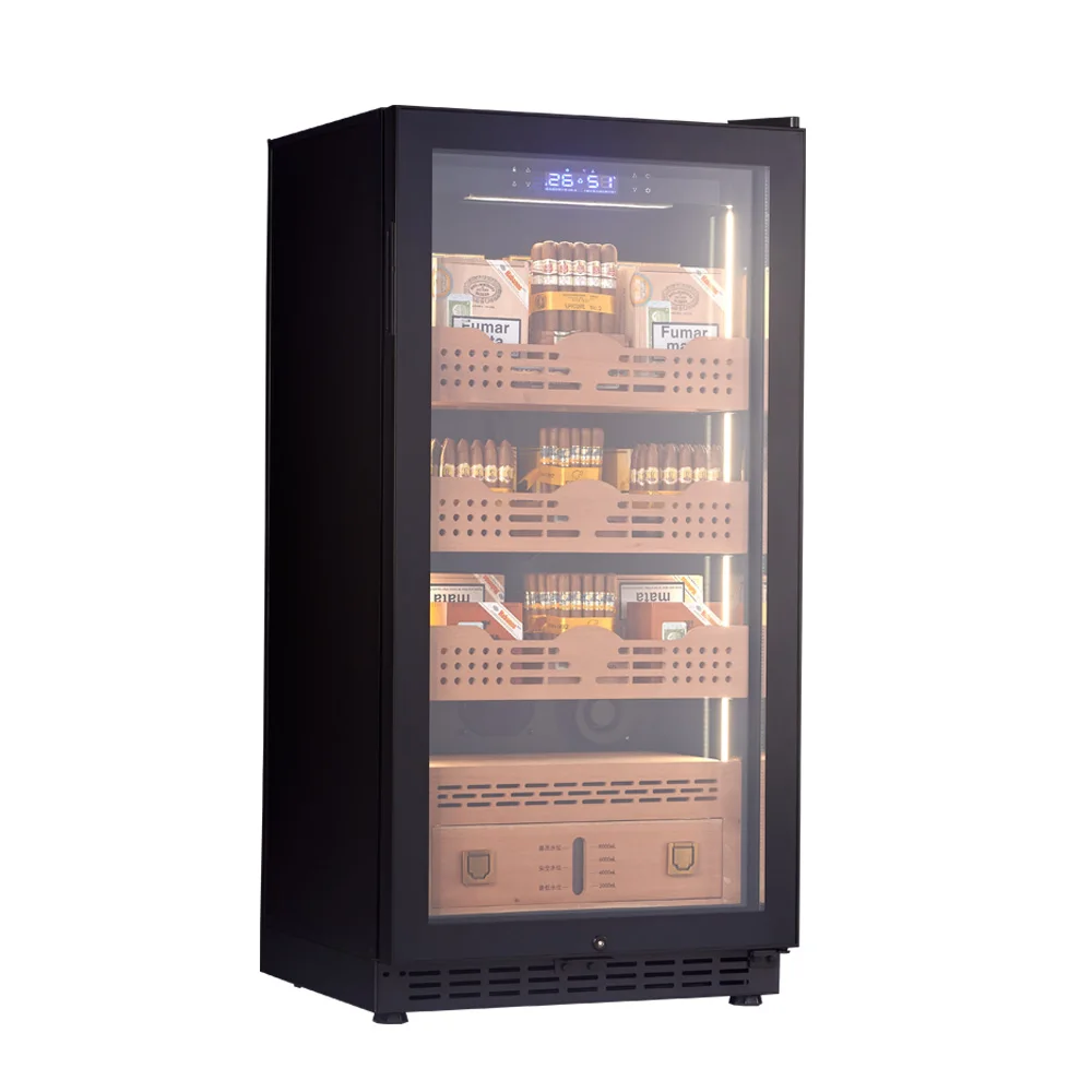 

Cigar Cabinet 1000 Pcs Hotsale Electric Cigar Humidor Cooler Case for Household Use for Storing Cigars and Tobacco Nicotine