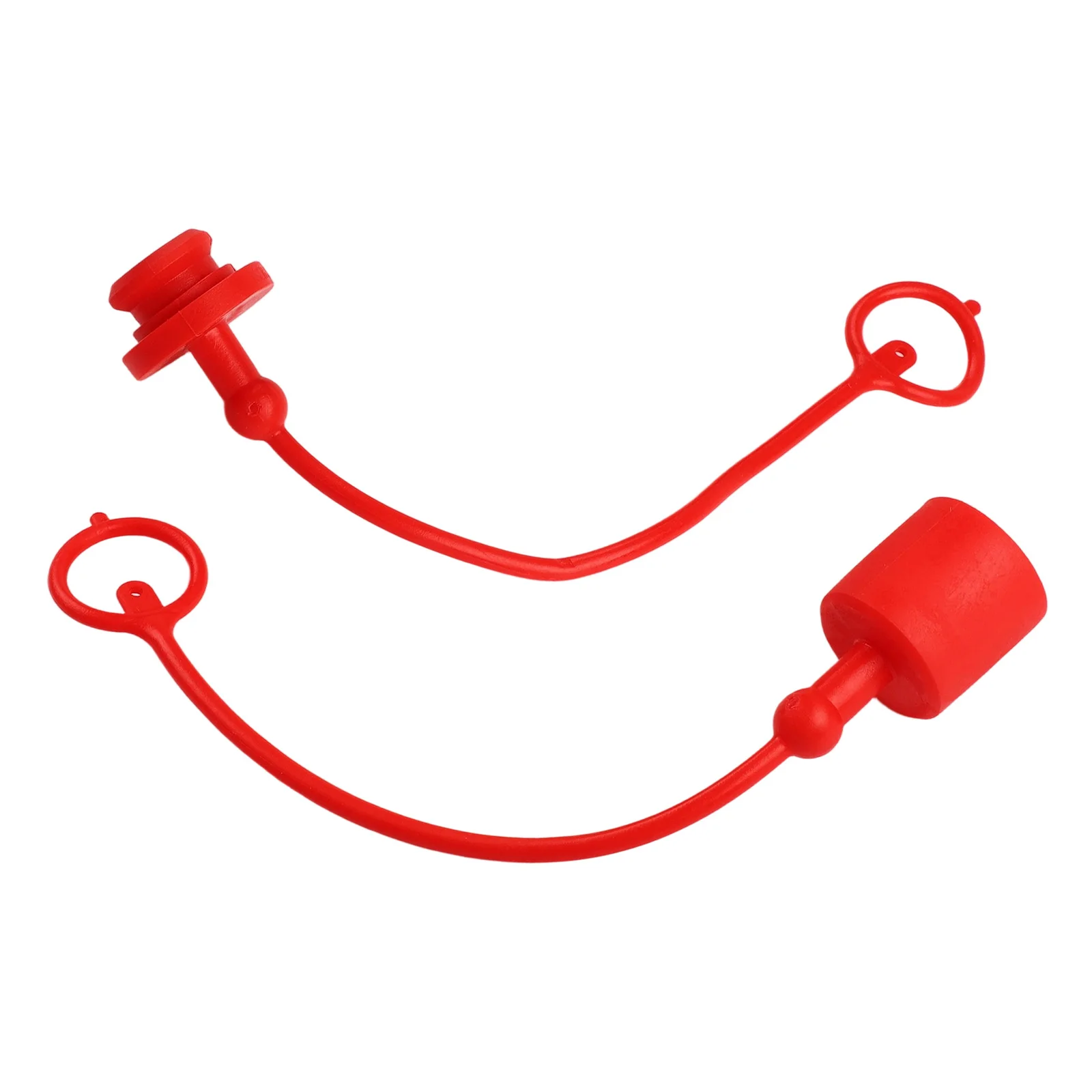 Complete Your Hydraulic Setup with ISO7241B Dust Cap Set Four Red Rubbers Providing Essential Contaminant Defense