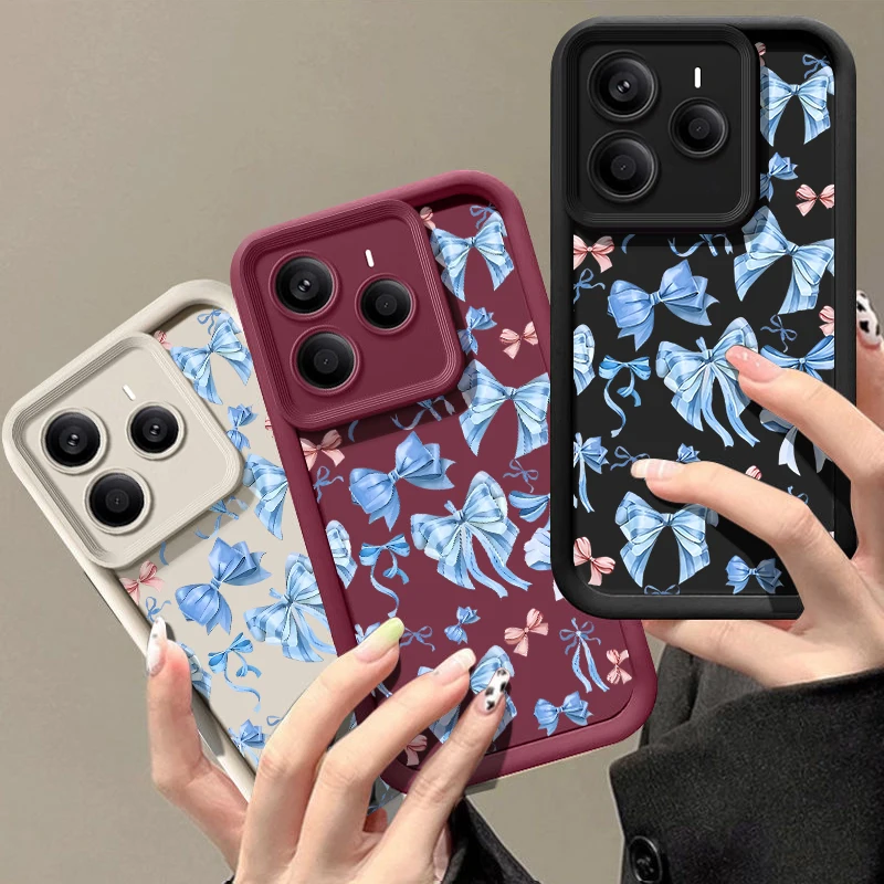 حافظة لهاتف شاومي ريدمي نوت 14 13 12 برو نوت 13 14 برو بلس 5G 13 13C 4G 11 10 Pro غطاء سيليكون من البولي يوريثان