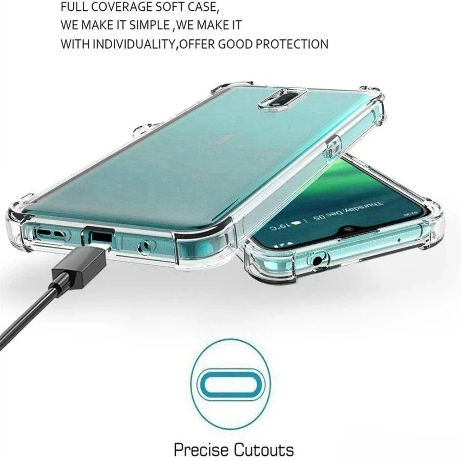 EUCAGR Shockproof TPU Case For Nokia G50 G10 G20 G21 X10 X20 XR20 XR21 C30 C21 Plus G60 X30 5G G42 C10 C12 C32 C22 G22 Cover - view 6