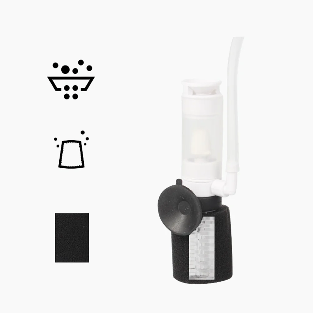 

2pcs Goldfish Tank Air-Operated Water Filtration System For Small Fish Tanks Cleaning Tool Fish Tank Filter Water Filter Pet