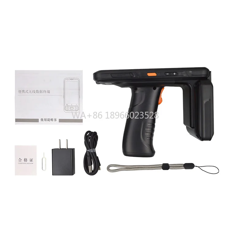 

Заводская цена 860-960 МГц Android ручной считыватель UHF RFID дальнего действия с функцией NFC