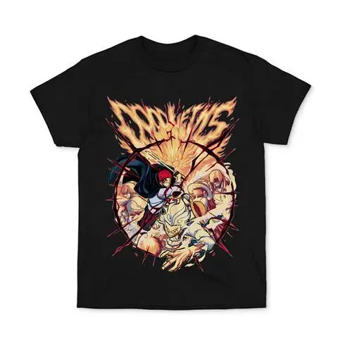 Camiseta holgada informal de moda "One Piece" de manga corta disfraz de costura circundante animación Luffy Zorro Solo Longda