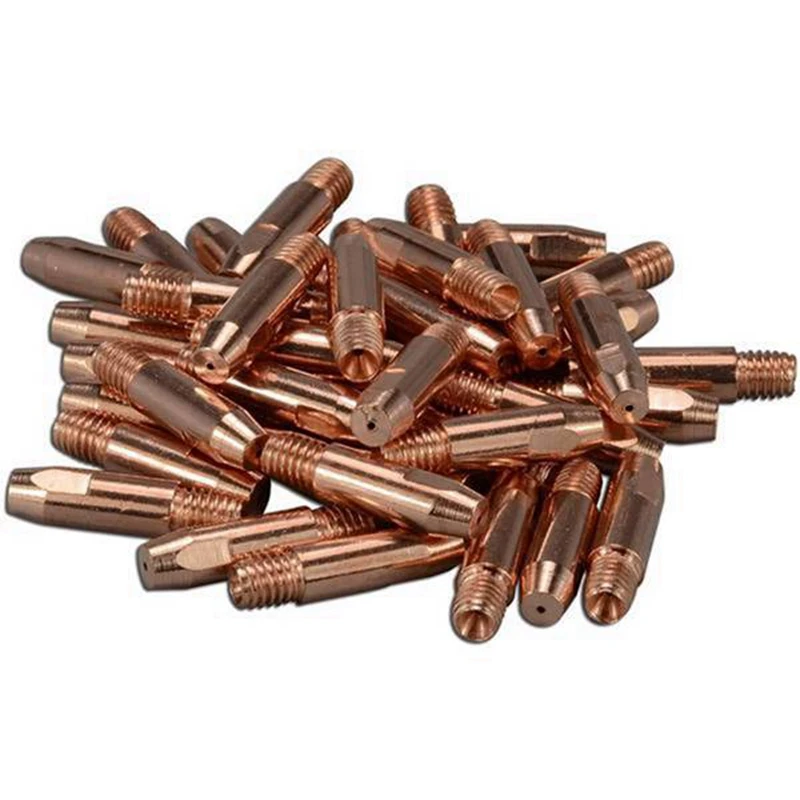 B03C-35Pcs 24KD Welding Torch Consumable 1.0Mm MIG Torch Gas Nozzle Tip Holder Gas Diffuser For MIG Welding Machine
