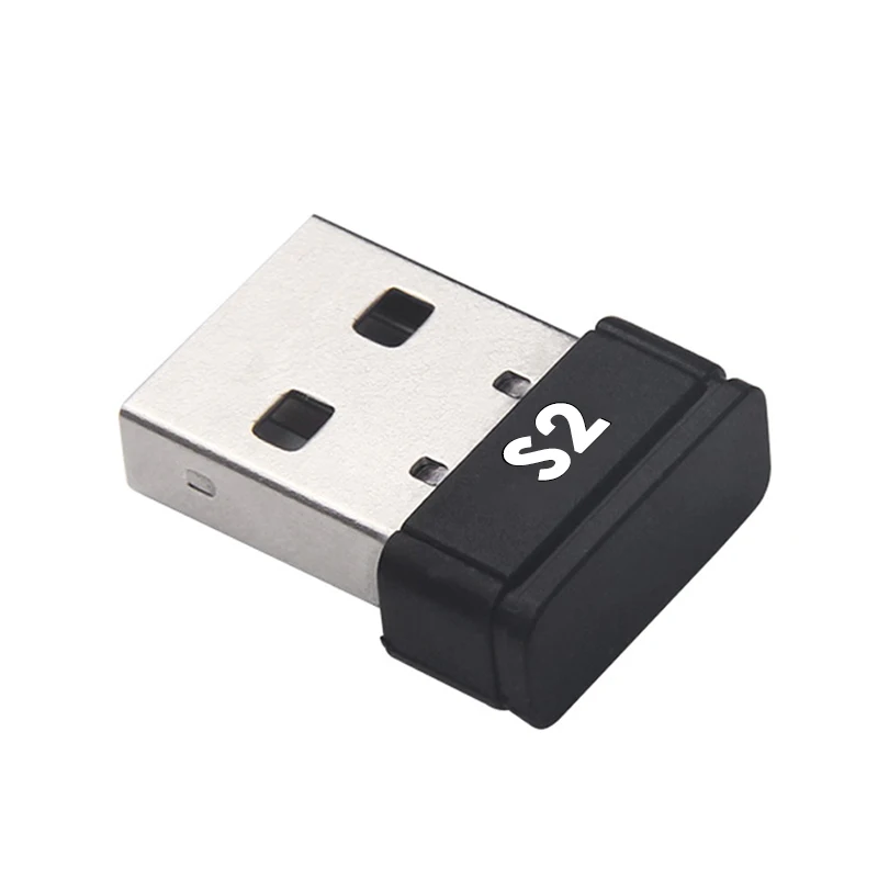 Ampown S2 S6F USB Dongle 2.4G, penerima nirkabel GD10 GD20 USB aksesori penerima latensi rendah koneksi cepat untuk dua pengontrol