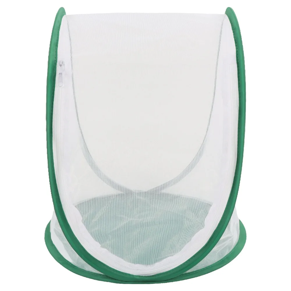 ​Foldable​ Mesh Cage​ ​Trapezoidal Shape ​With Handle​ Butterfly Net Habitat​ ​Equipped with Release Window​