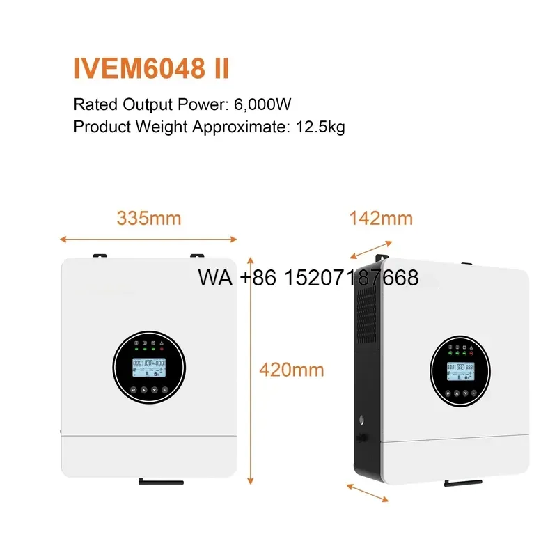 Wmwmnu for Felicitysolar 6000W Off Grid High Frequency 6KW 48V 220V Pure Sine Wave Solar Inverter for Home Solar System