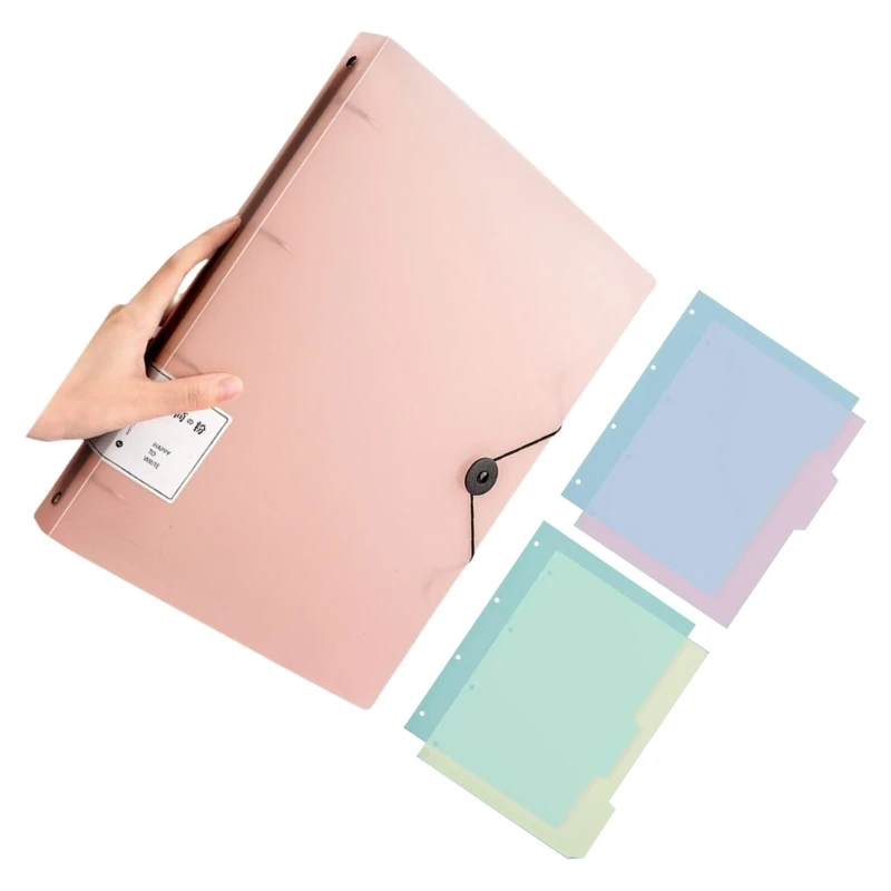 Letter Size File Folder Presentation Binder Hold up 220Sheets Document Folder Dropship