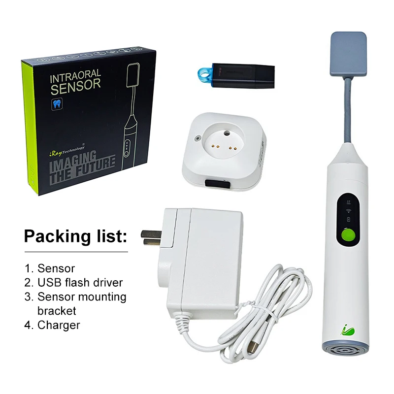 VVDental Digital Wireless Sensor X-Ray Machine Portable Handheld Intraoral Imaging System for WiFi connection Dental Equipment