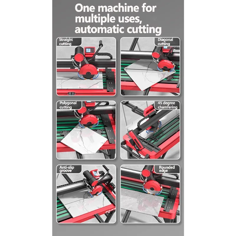 Automatic Water Jet Tile Cutter Desktop Multi Function 45 Degree Sintered Stone Beveling All in One Machine view 4