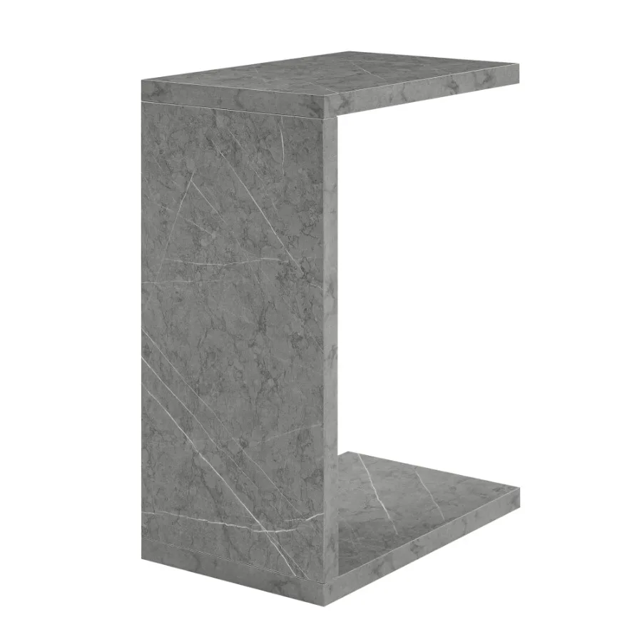 

Northfield Admiral C End Table Gray Faux Marble