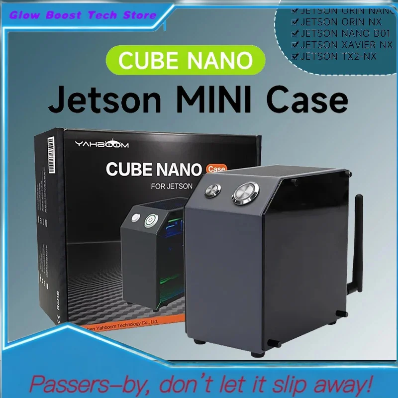 

Glow / /Orin NX With OLED Cooling Fan RGB Colorul Light Bar