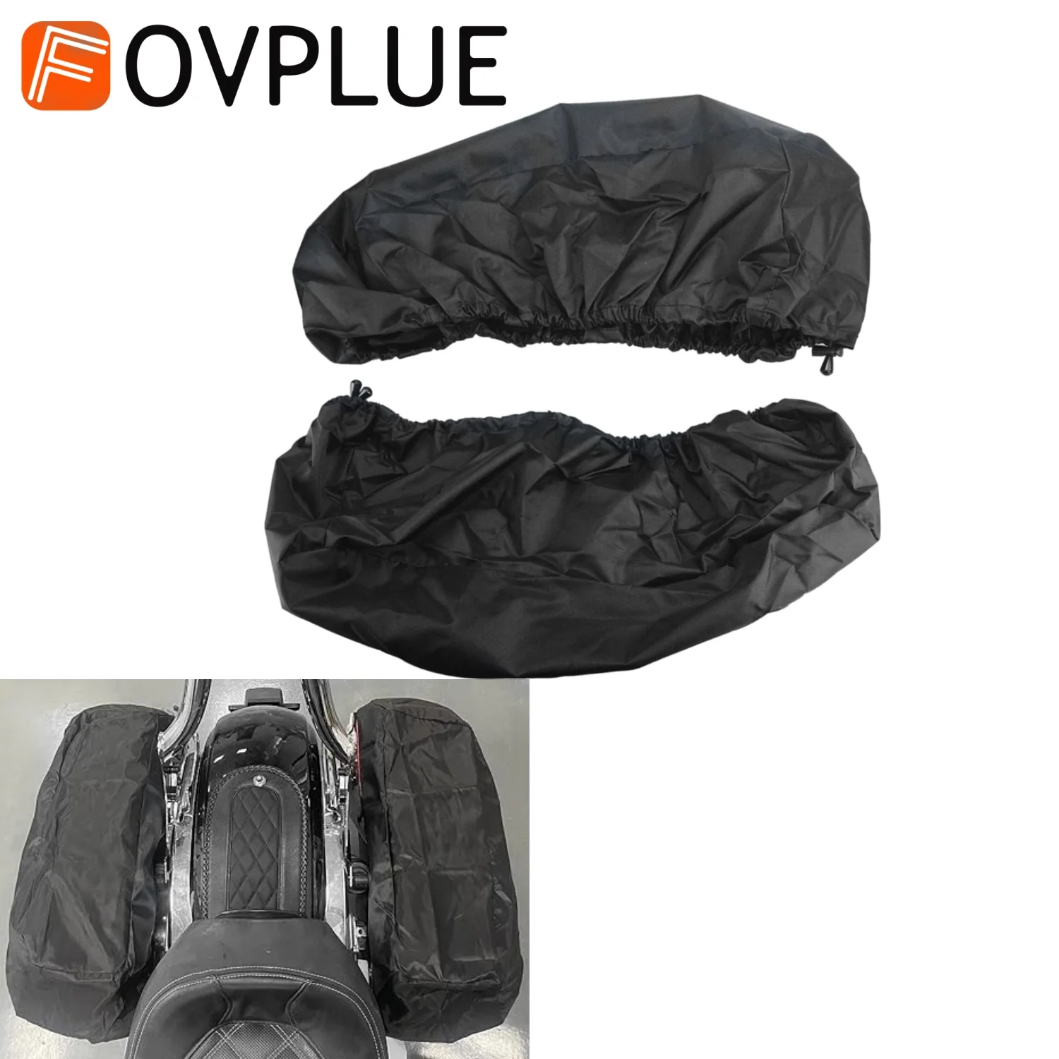 

Motorcycle Saddlebag Waterproof Lid Covers Audio Speaker For Harley Touring Road King Electra Glide FLHX Street Glide 1994-2025