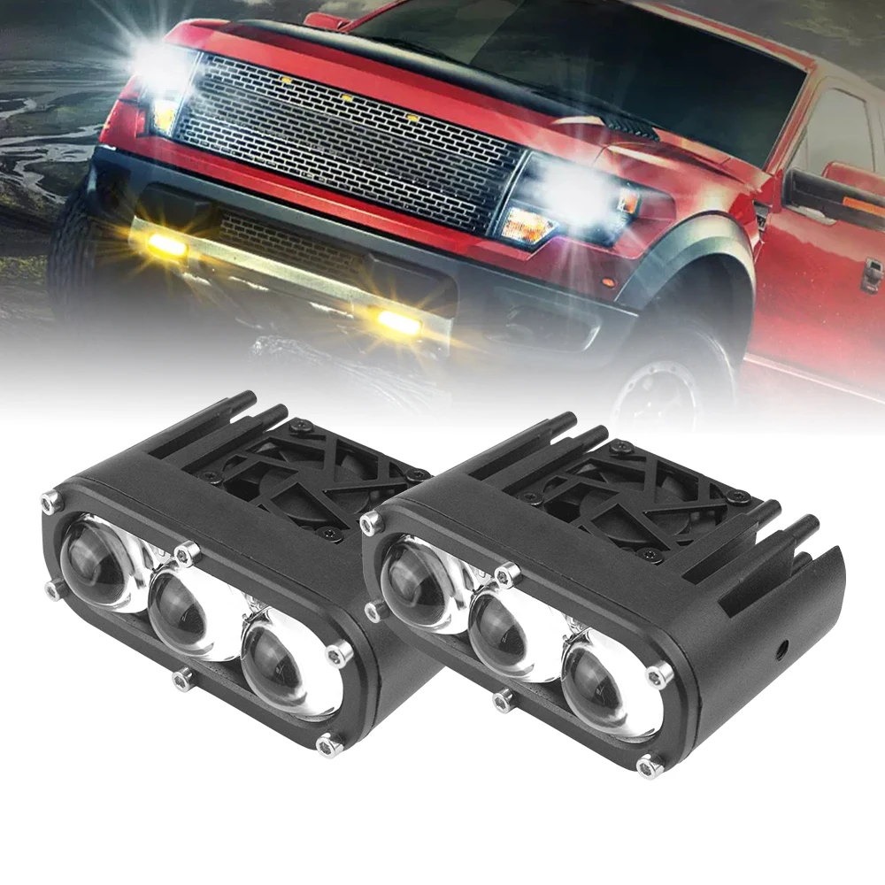 Wholesale 60w 6000k 3000k U22 Mini Grille Lens Lamp   Lens Grille Light Led Work Lamp for Car Motorcycle Truck Etc