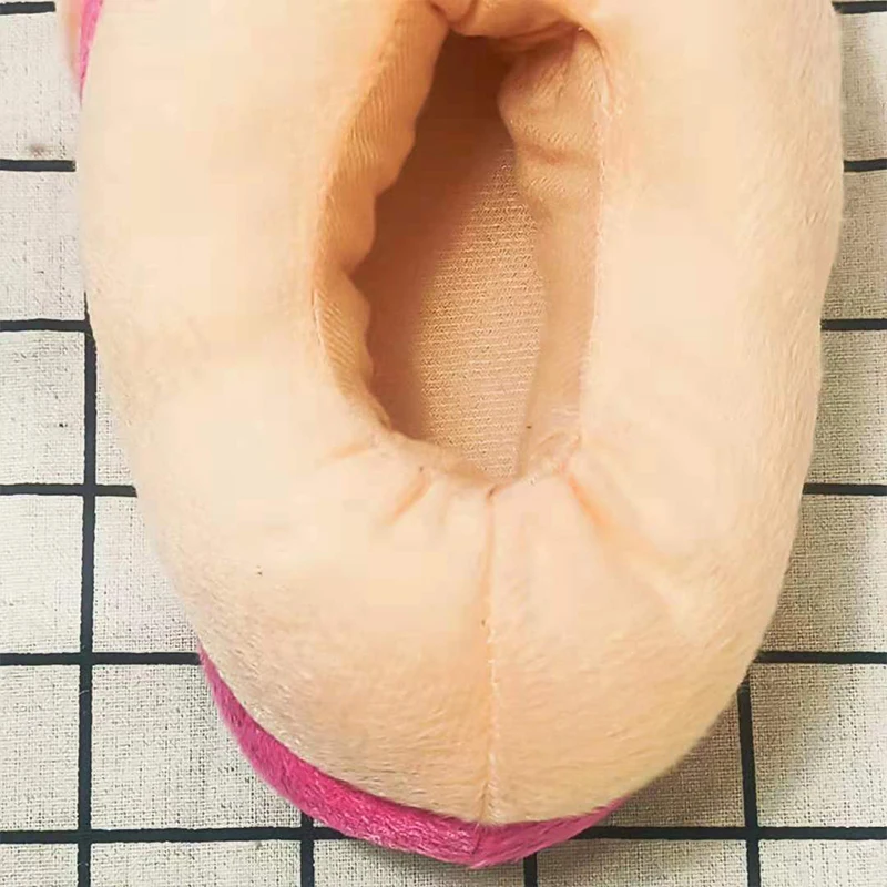 Winter Quirky Cute Cotton Slippers Five Fingers Toes Full Package Heel Couple Home Big Feet Indoor Men Women Plush Cotton Shoes