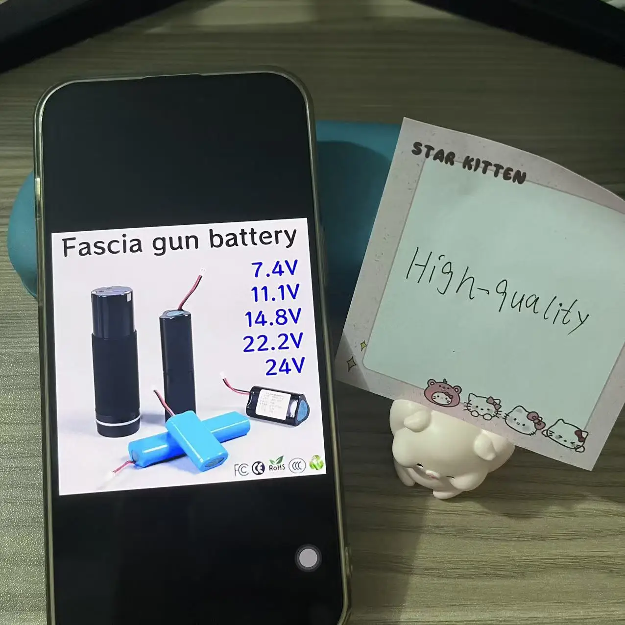 

Rechargeable Li-ion 7.4V-11.1V-14.8V-22.2V-24V 2500/4500/6800mAh Battery For Replacement Massage Gun Fascia