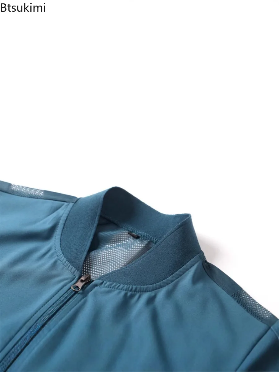 Summer New Men's Ultra-thin Ice Silk Vests Sleeveless Breathable Vest Jacket Men Outdoor Casual Sport Climbing Fishing Waistcoat