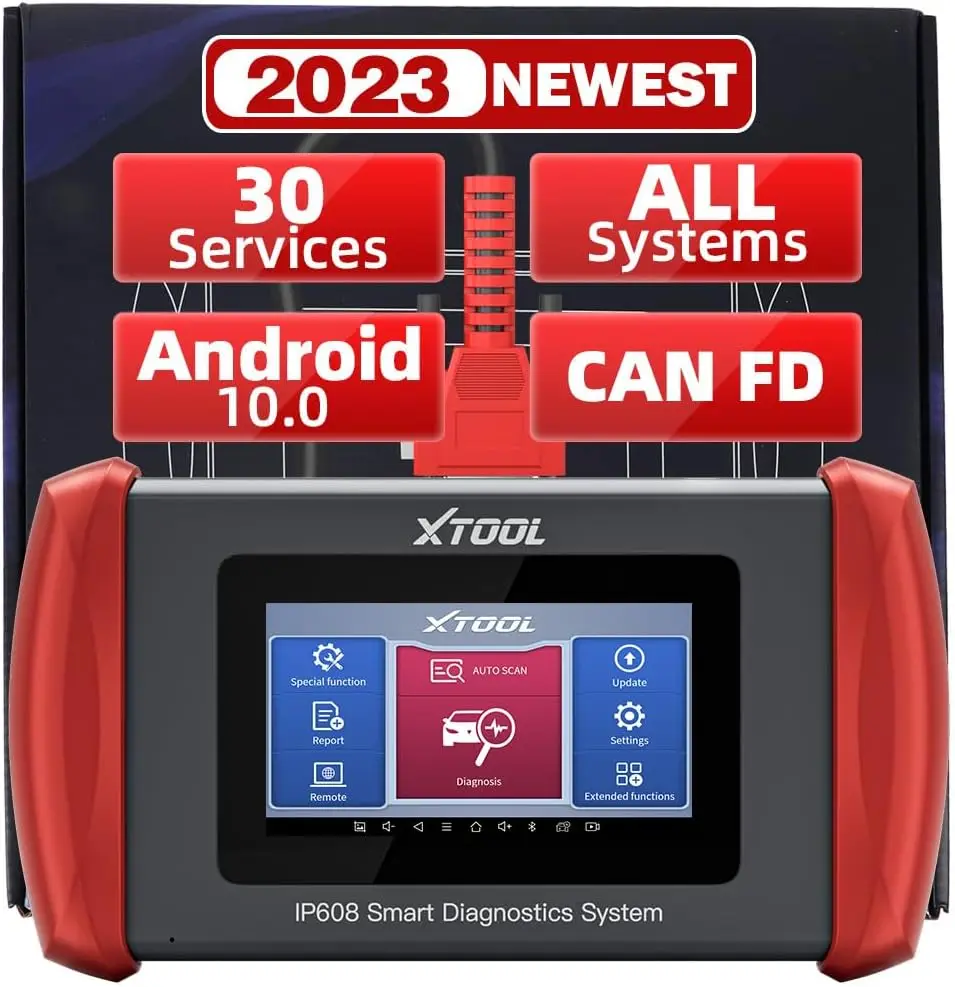 

XTOOL Inplus IP608 All System Car Diagnostic Tools 30 Reset Services CAN FD Function OBD2 Scanner Auto Scan Lifetime Free Update