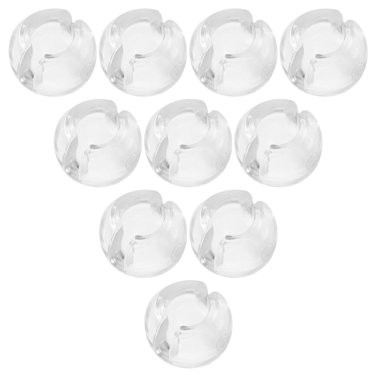 

12Pcs Bead Chain Stops Transparent Adjustable Fixer for Curtain Blind Replacement Parts Vertical Window Decor Accessories