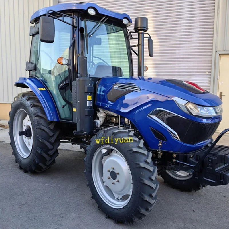 Long life：4X4 90hp A/C Cabin farm agriculture tractors agricola traktor diesel motor trator