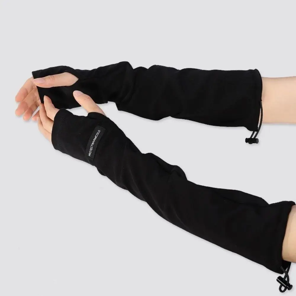 Fashion Black White Punk Gloves Japanese Mesh Fingerless Mittens Lolita Sunscreen Sleeve Women Girls