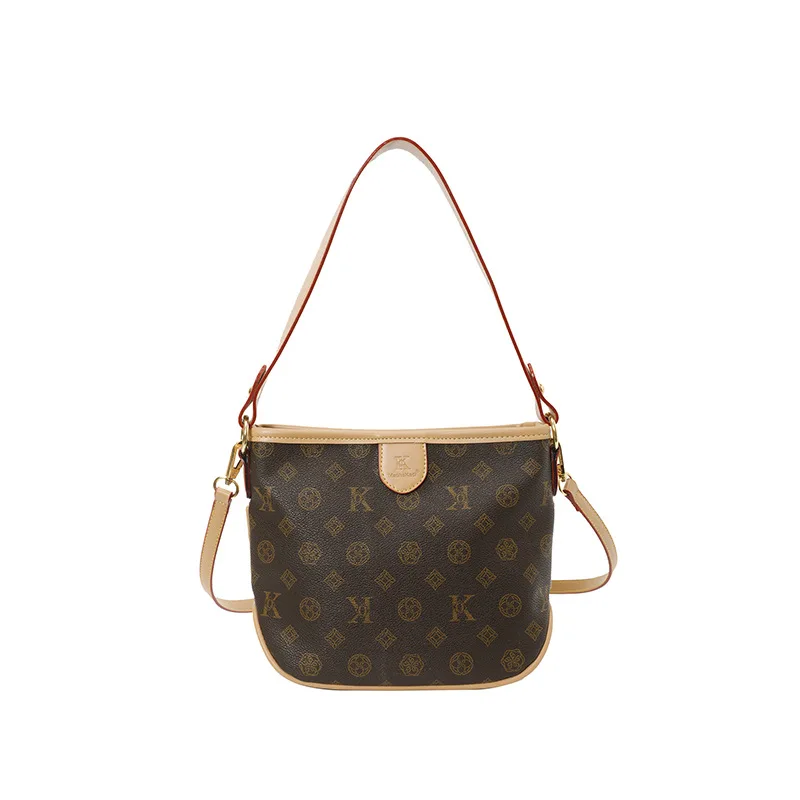 

2025 Classic Women's Tote Bag, Genuine Leather Large Capacity Shoulder Bag, Versatile Underarm Crossbody Purse for Daily Commute