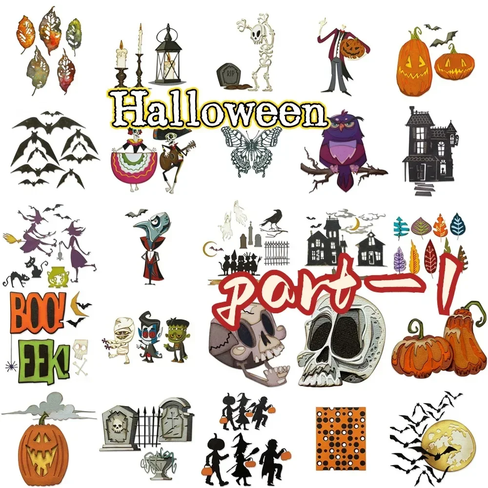 Halloween Ghosts Metal Cutting Dies For Diy Scrapbook/Photo Album Decor Embossed Paper Cards