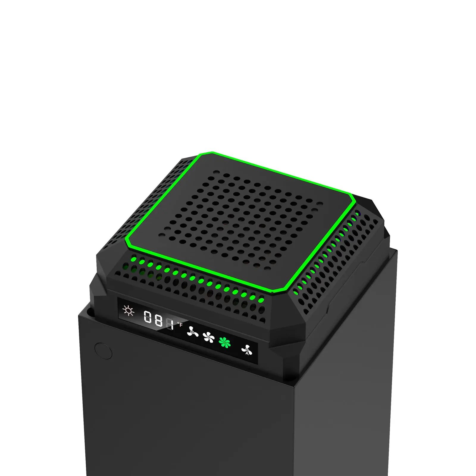 RGB LED Cooling Fan Auto Temperature Control Low Noise Cooling System Cooler Fan for Xbox Series X